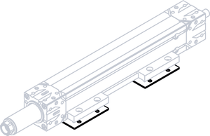 Distanzblech Spannprofil EA080